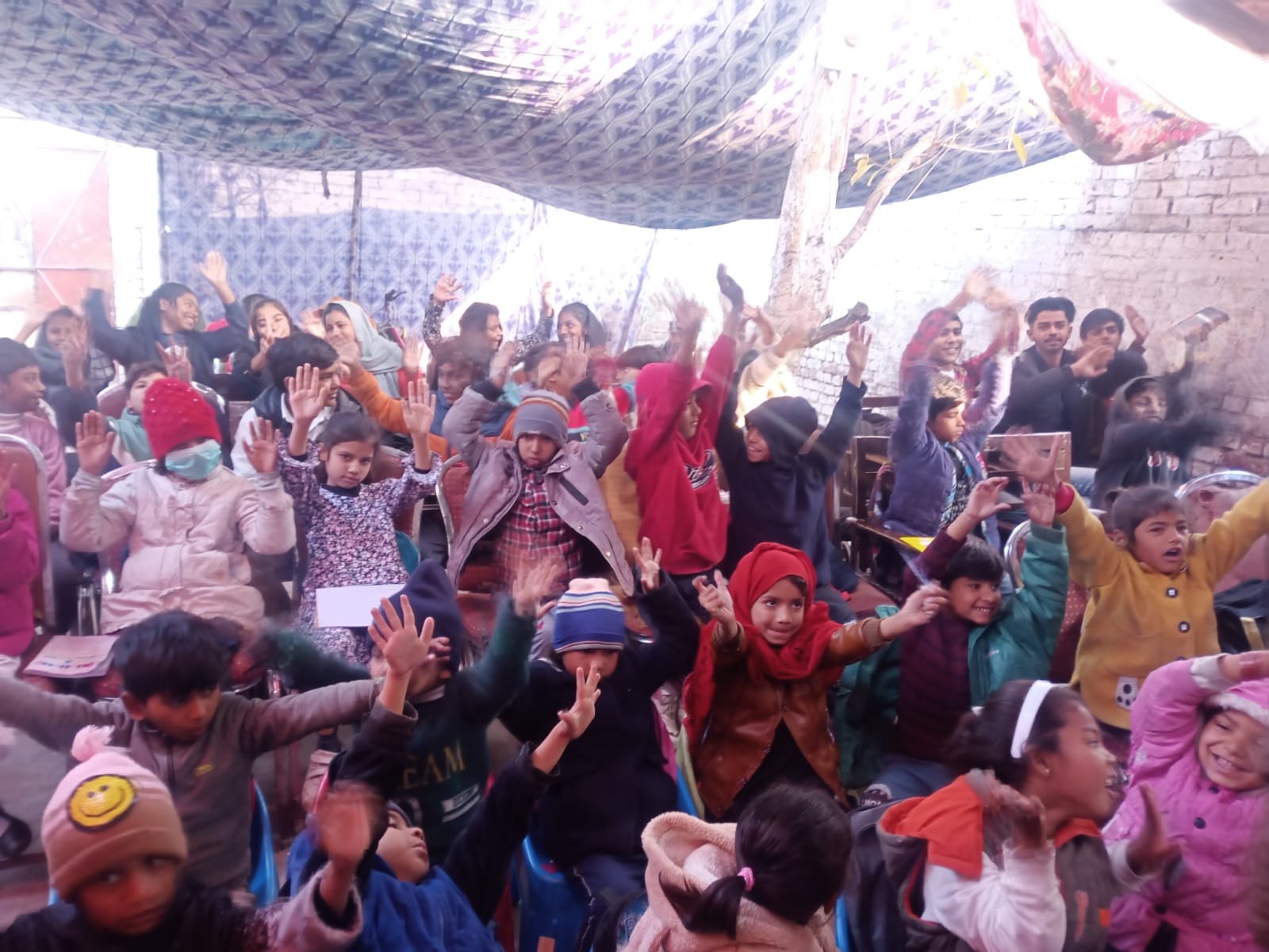 60+ children at CS School System Pakistan